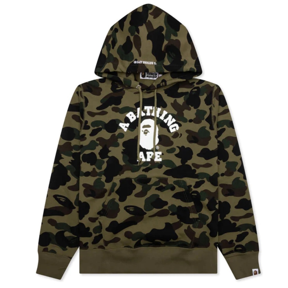 1ST COLLEGE PULLOVER HOODIE MENS- CAMO